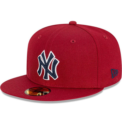 Buy New Era 59FIFTY Chain Stitch Fitted Cap Yankees - Cardinal online