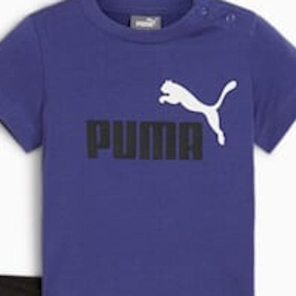 Buy PUMA Infants Minicats Tee Shorts Set Lapis Lazuli online