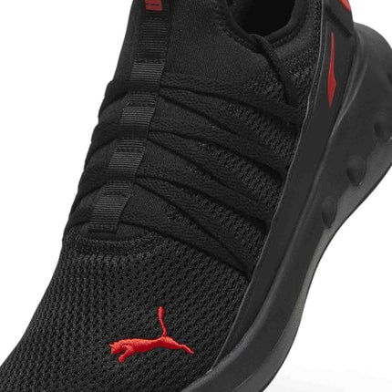 Puma shoes mens black and red 2025
