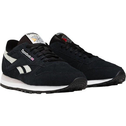 Buy Reebok Classic Leather Suede Black Steely Fog online