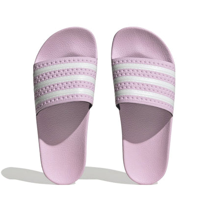 adidas Womens Adilette Slide Orchid White